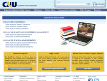 Tablet Screenshot of cnuas.edu